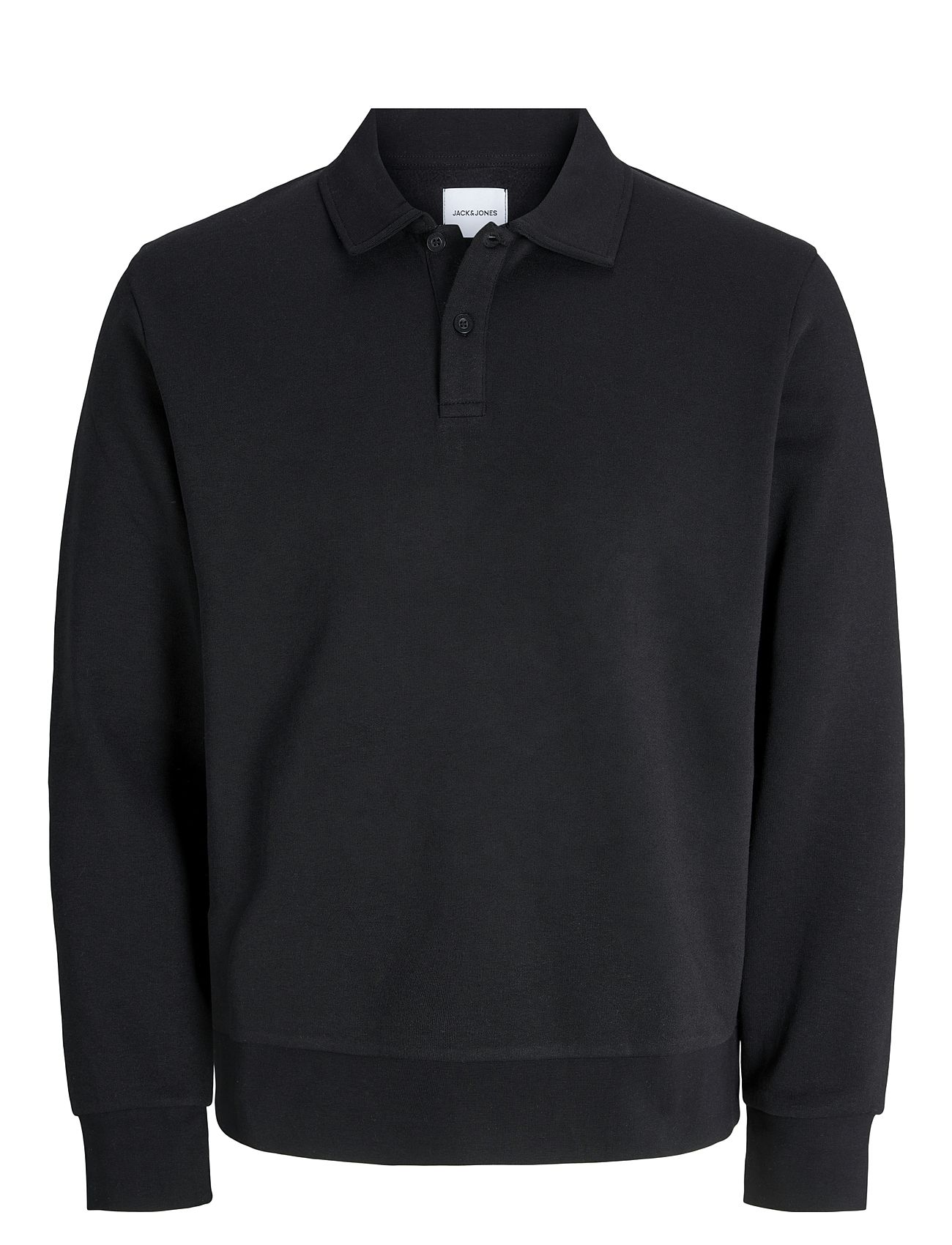 Jjebradley Sweat Polo Styd Aw24 Ln Black Jack & J S