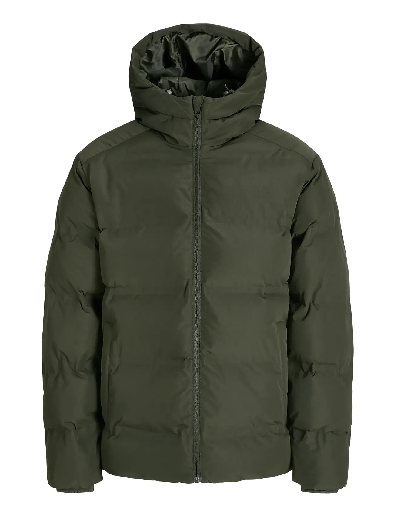 JACK & JONES Jjesoho Puffer Hood Sn Khaki - M - Herren