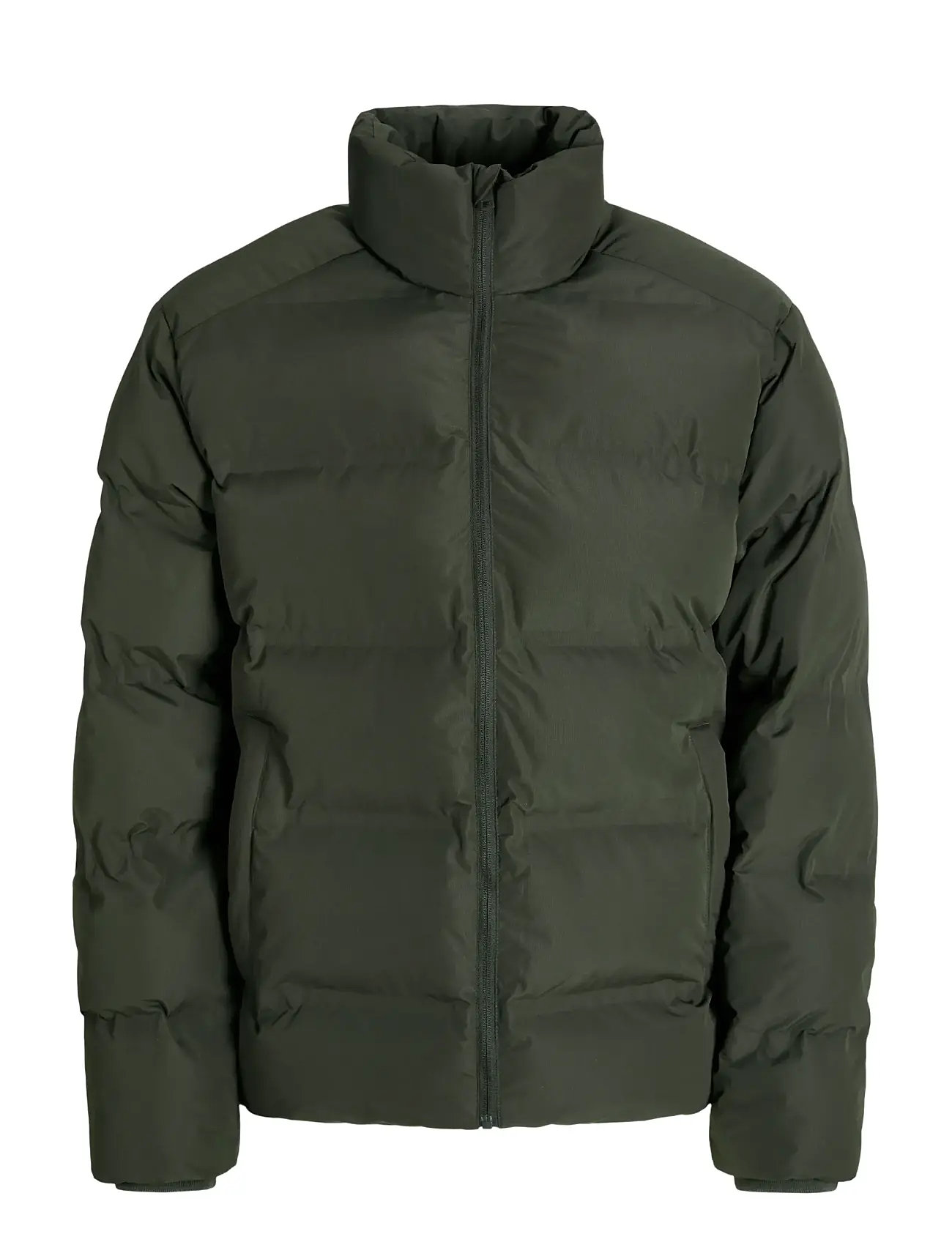 JACK & JONES Jjesoho Puffer Collar Sn Khaki - S - Herren