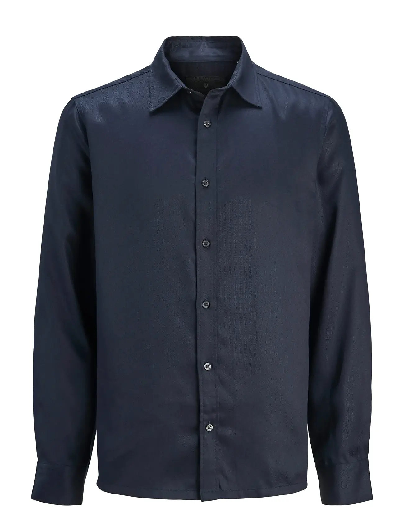 JACK & JONES Jprblamilo L/S Shirt Styd Aw24 Navy - L - Herren