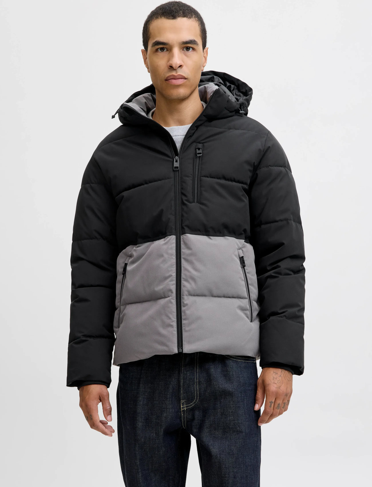 Jack & Jones Jjeowen Puffer Sn, M, Black, Jakker > Vatterede Jakker, Herre