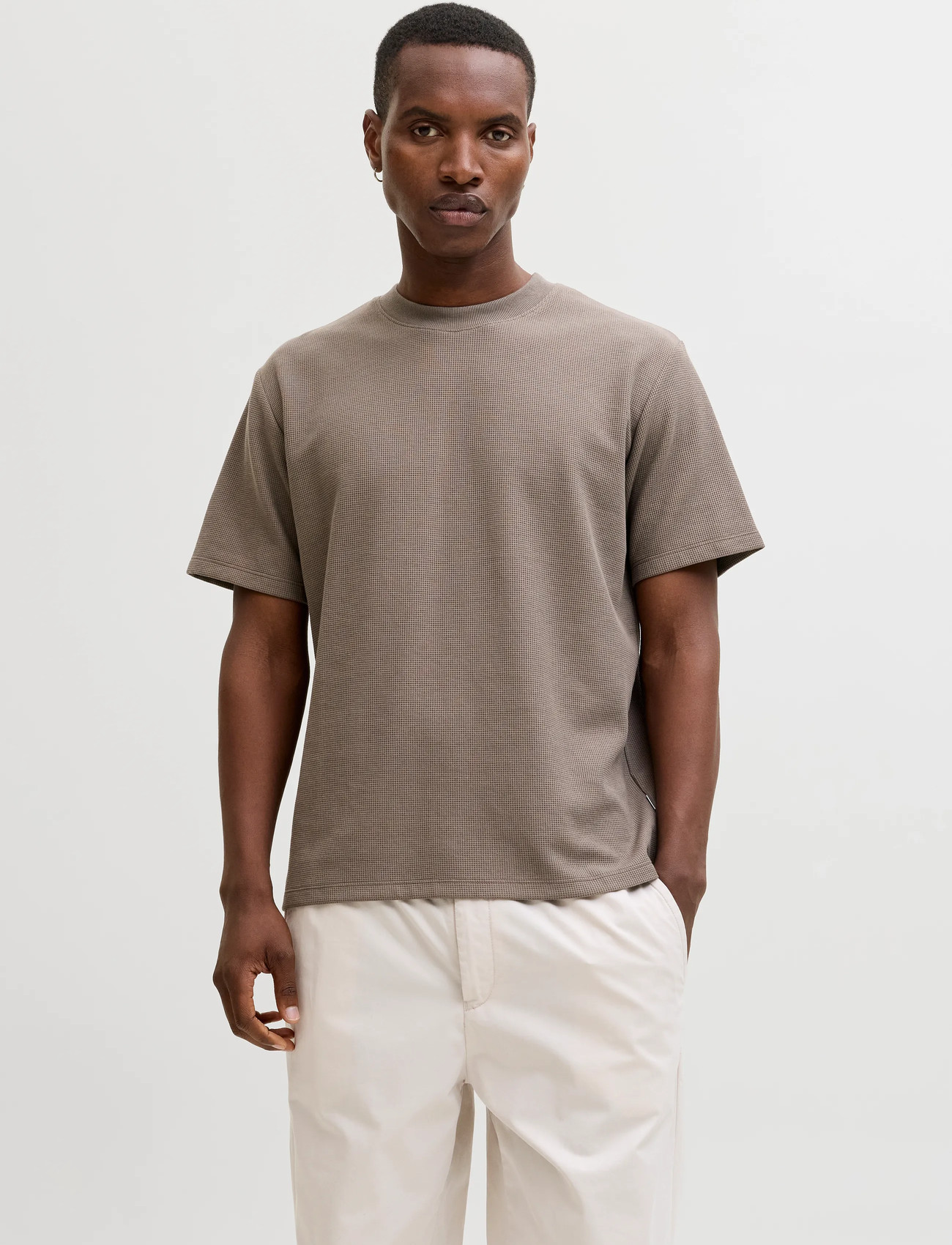Jack & Jones Jjeaustin Tee Ss Noos, XL, Brown, T-Shirts > Kortærmede, Herre