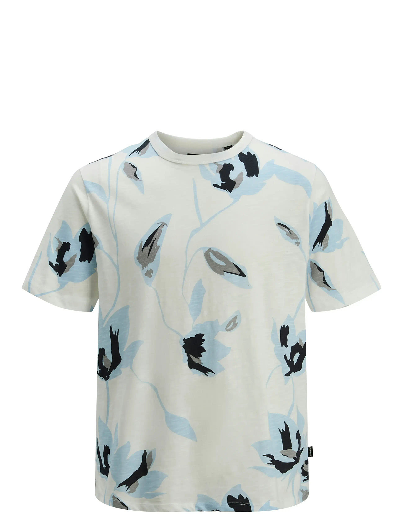 JACK & JONES Jprblapalermo Aop Ss Tee Cream - L - Herren