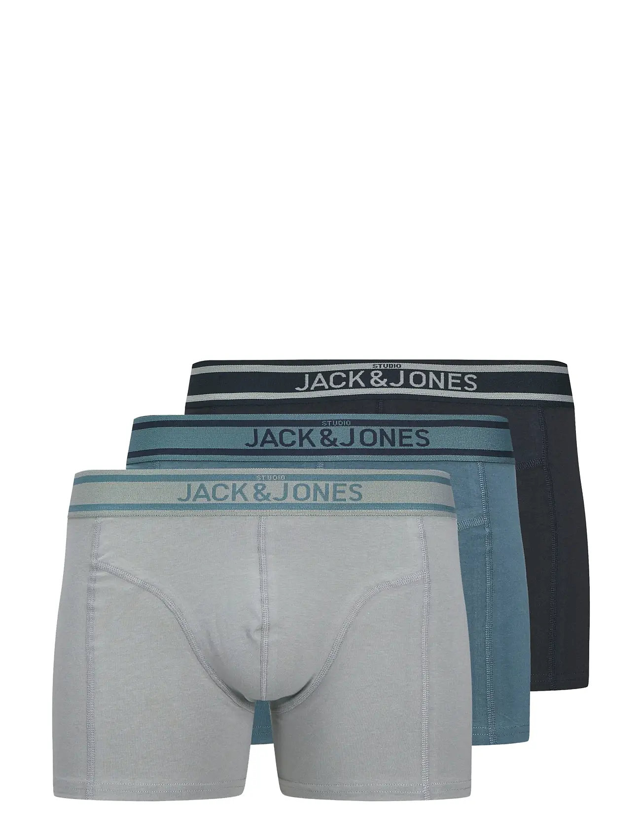 JACK & JONES Jacjohn Solid Trunks 3 Pack Blau - L - Herren