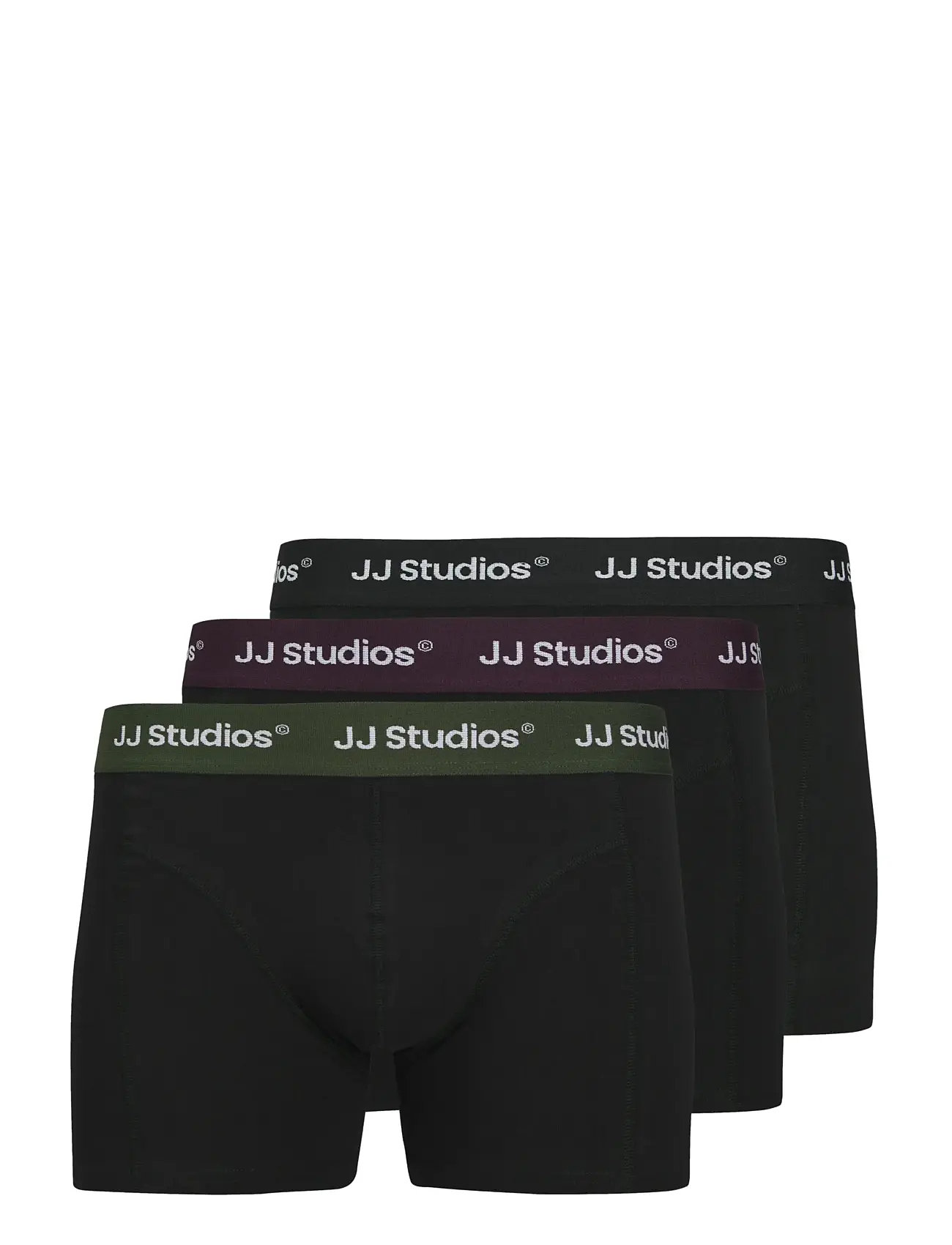 JACK & JONES Jacsoho Solid Trunks 3 Pack Noos Schwarz - M - Herren
