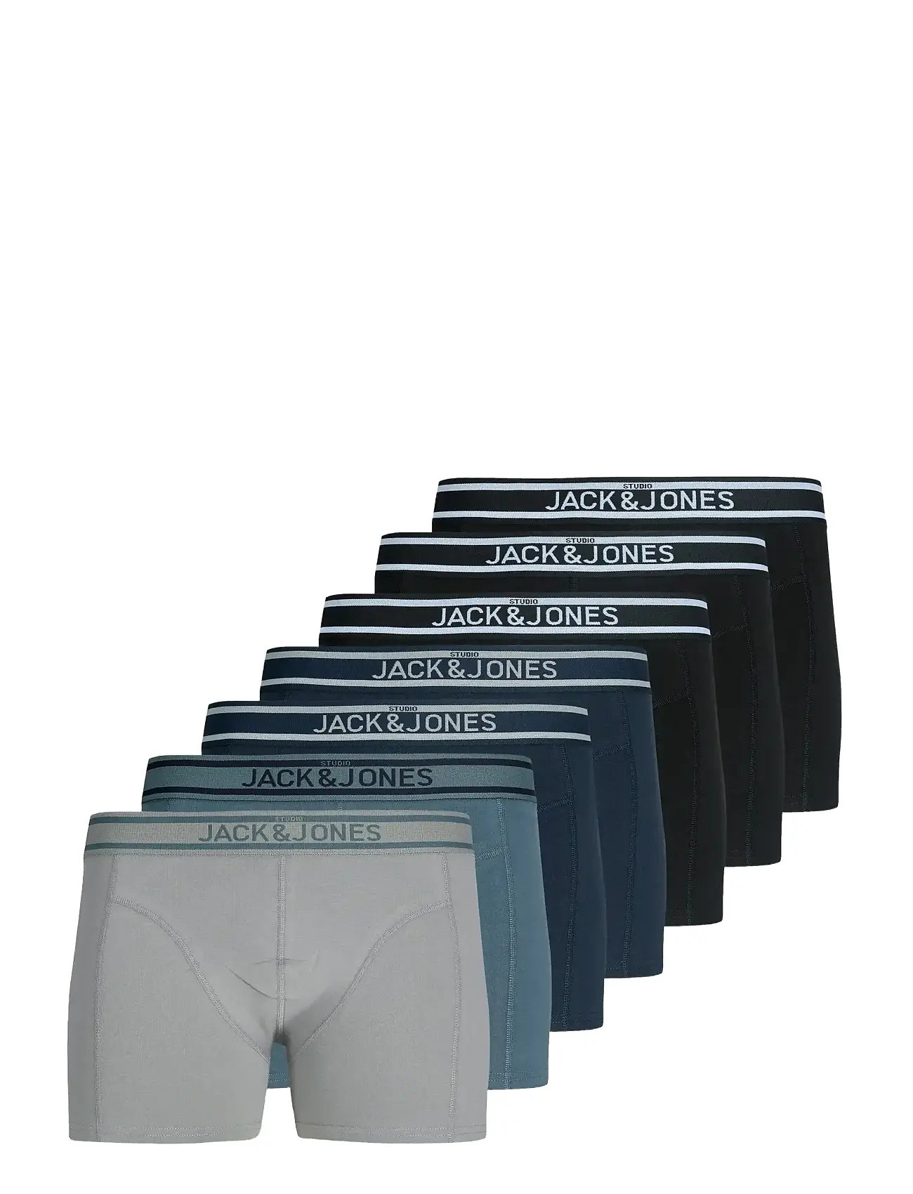 JACK & JONES Jacjohn Solid Trunks 7 Pack Patterned - L - Herren
