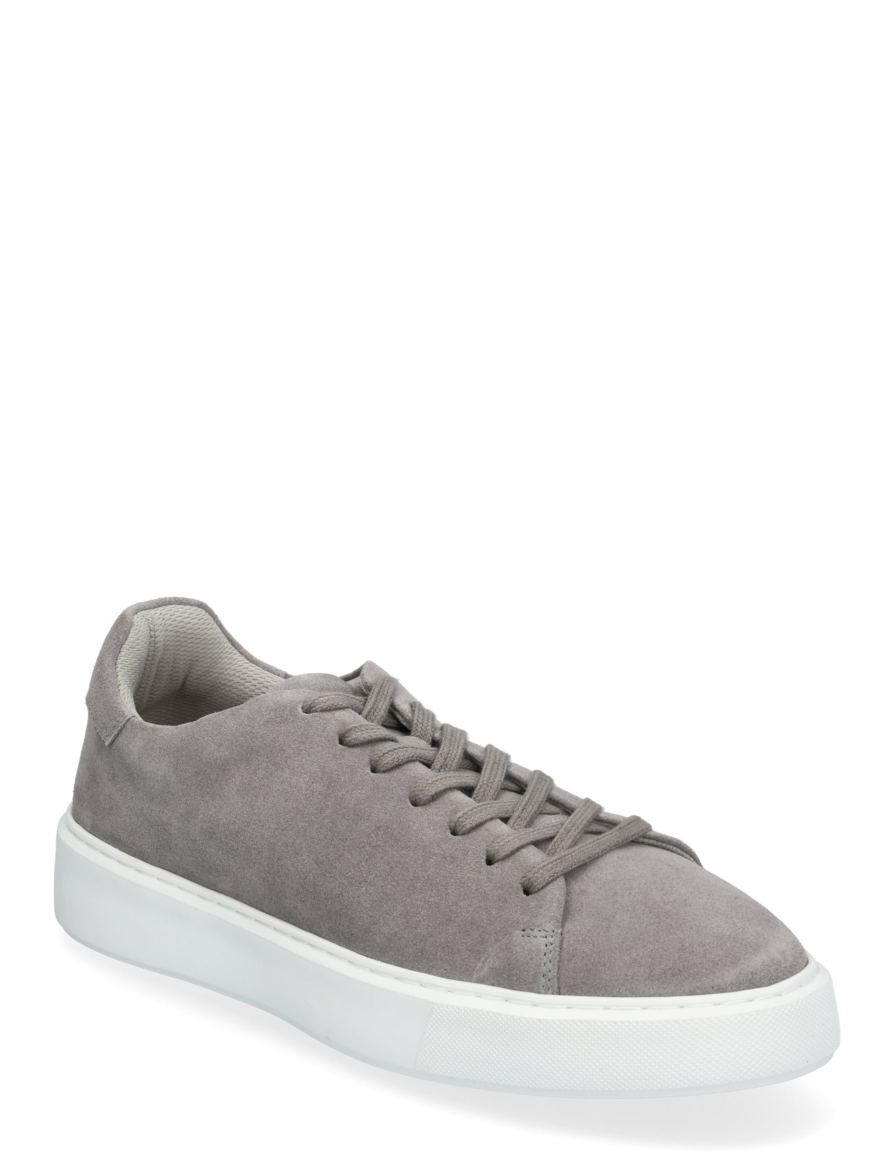 Jfwstockholm Leather Sneaker Noos Lave Sneakers Grey Jack & J S