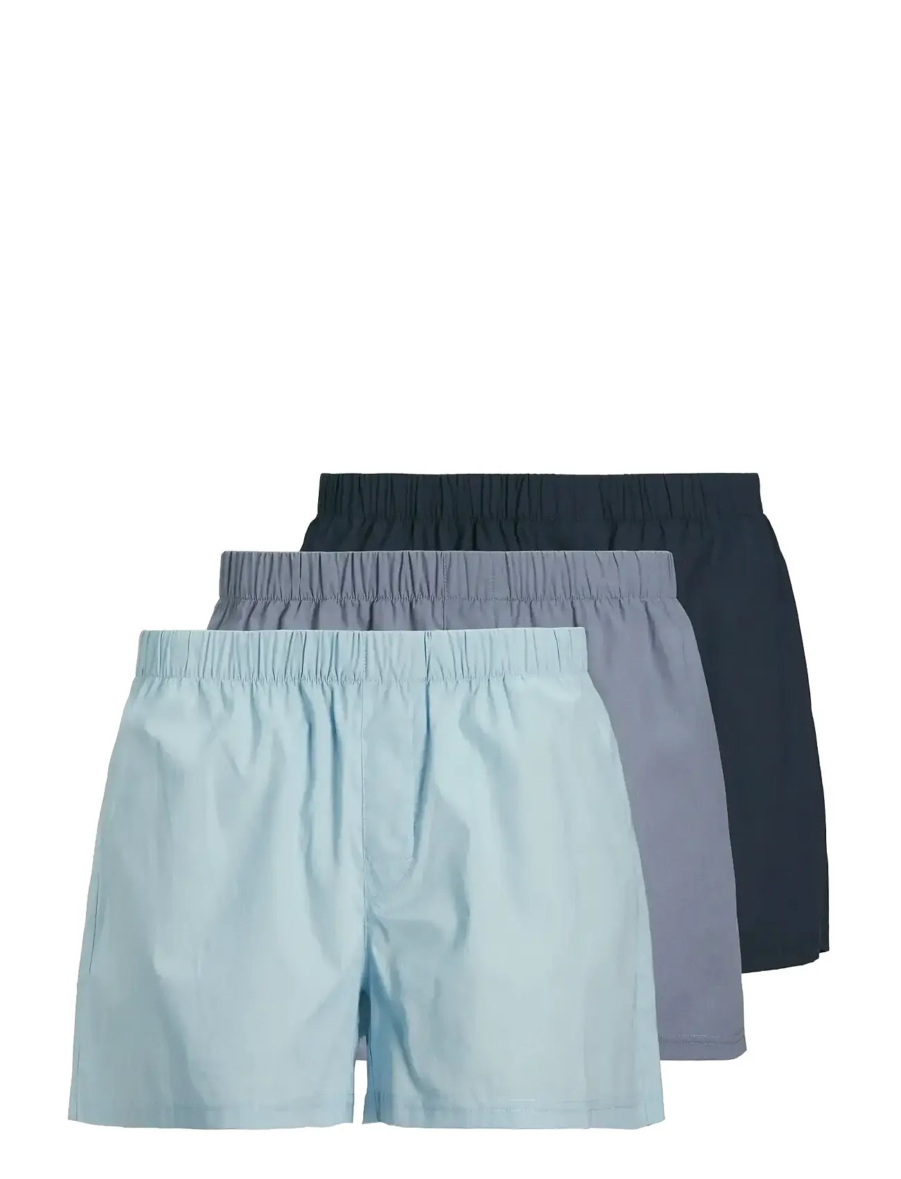 Jack & Jones Jacmilano Woven Boxers 3 Pack Noos, XXL, Navy, Undertøj > Boxershorts, Herre