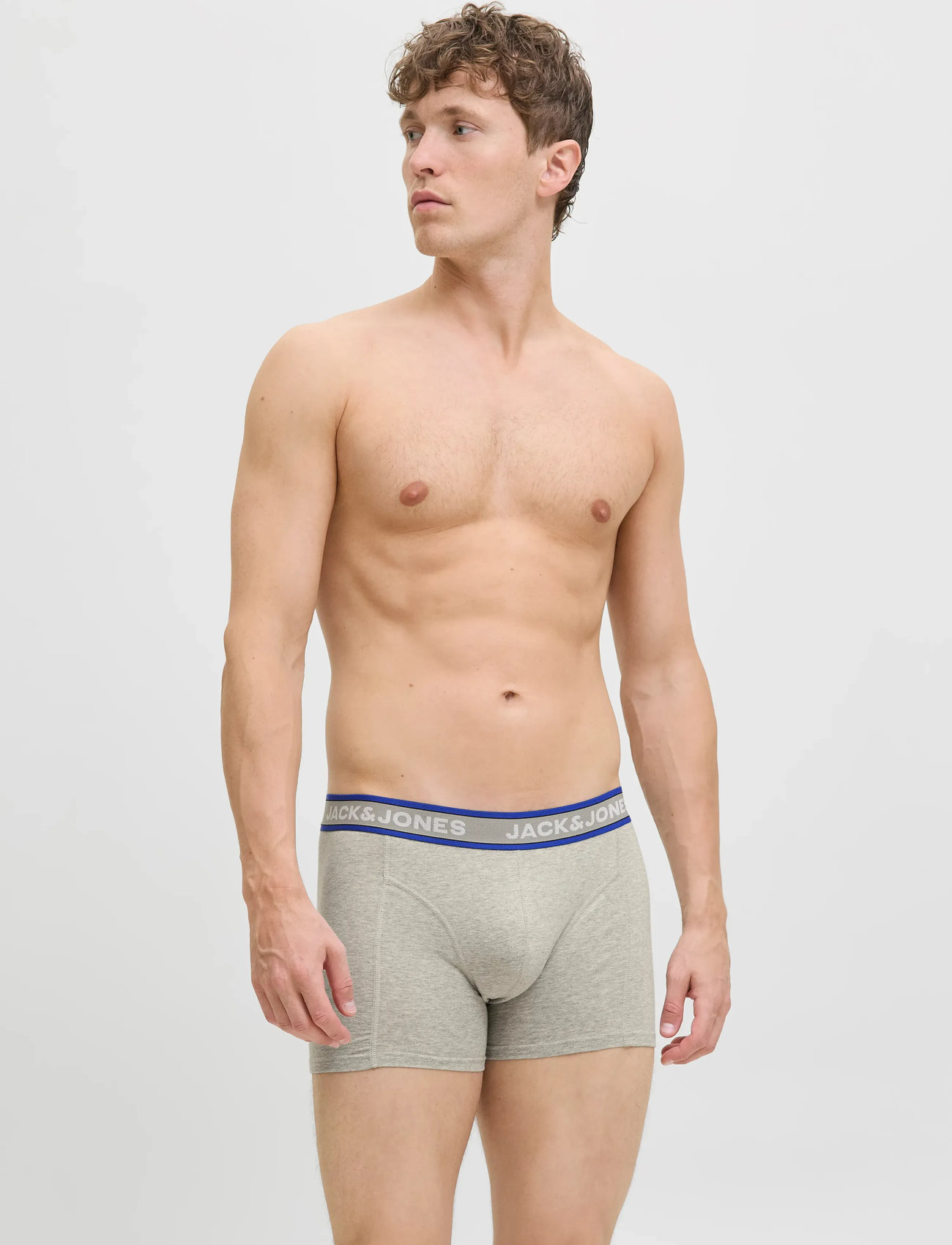 Jack & Jones Jachudson Solid Trunks 7 Pack, L, Blue, Undertøj > Boksere, Herre