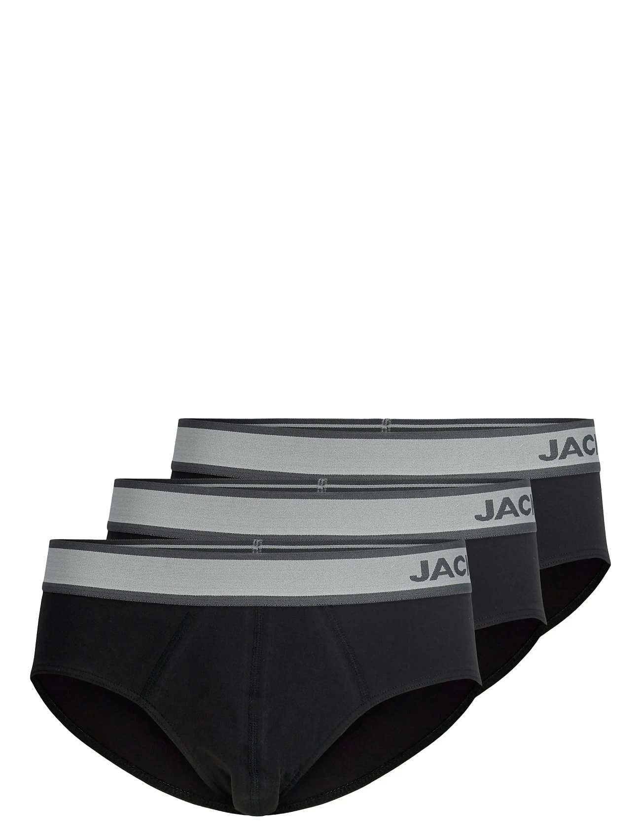 JACK & JONES Jaceaston Solid Briefs 3-Pack Schwarz - S - Herren