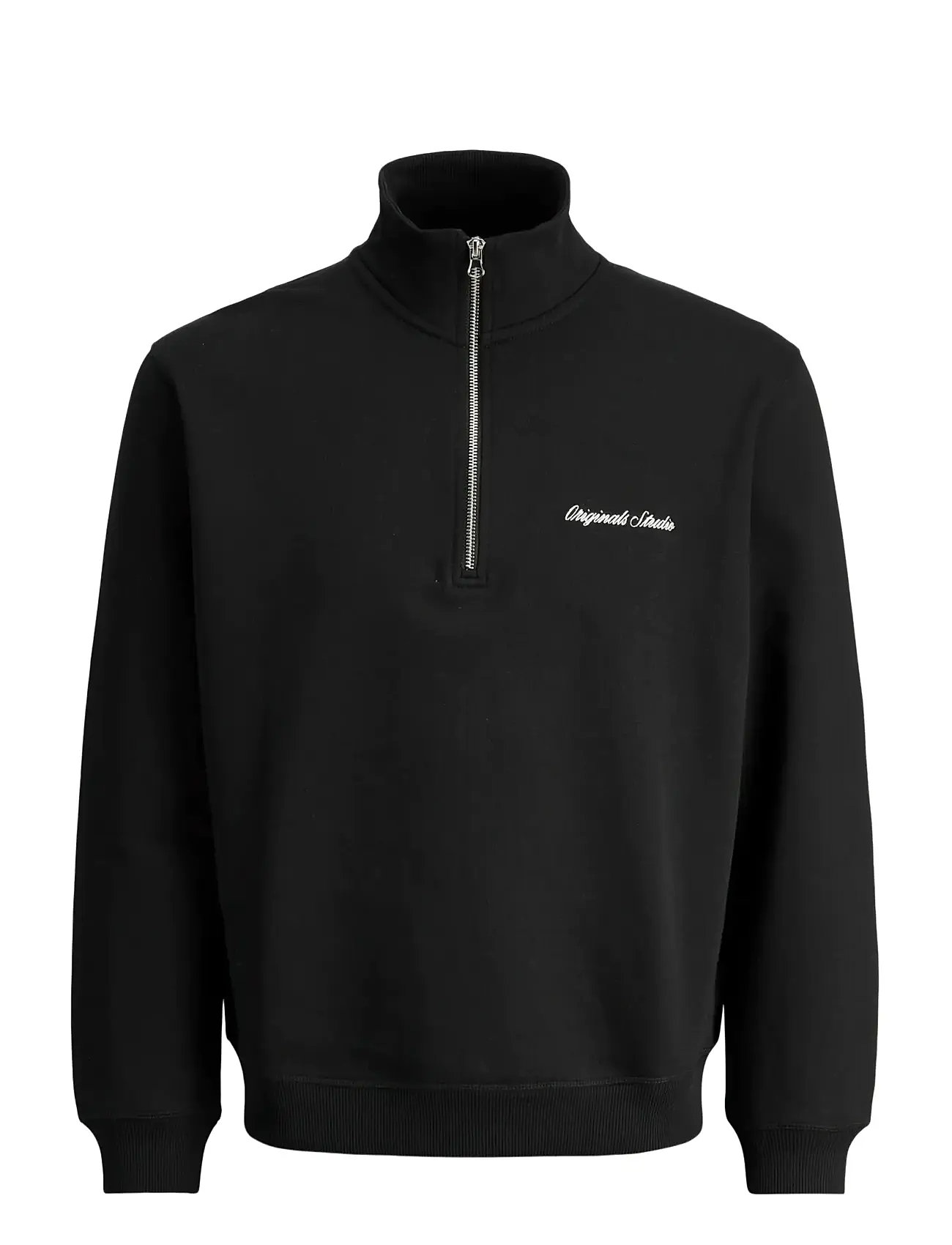 JACK & JONES Jornorrebro Emb Sweat High Neck Noos Schwarz - XXL - Herren