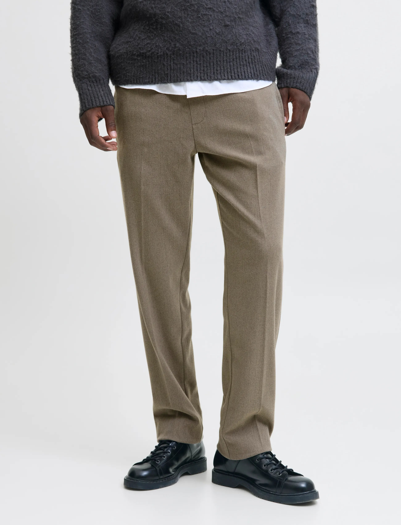 Jack & Jones Jpstkane Edwin Winter Jogger Ln, S, Brown, Bukser > Formelle Bukser, Herre