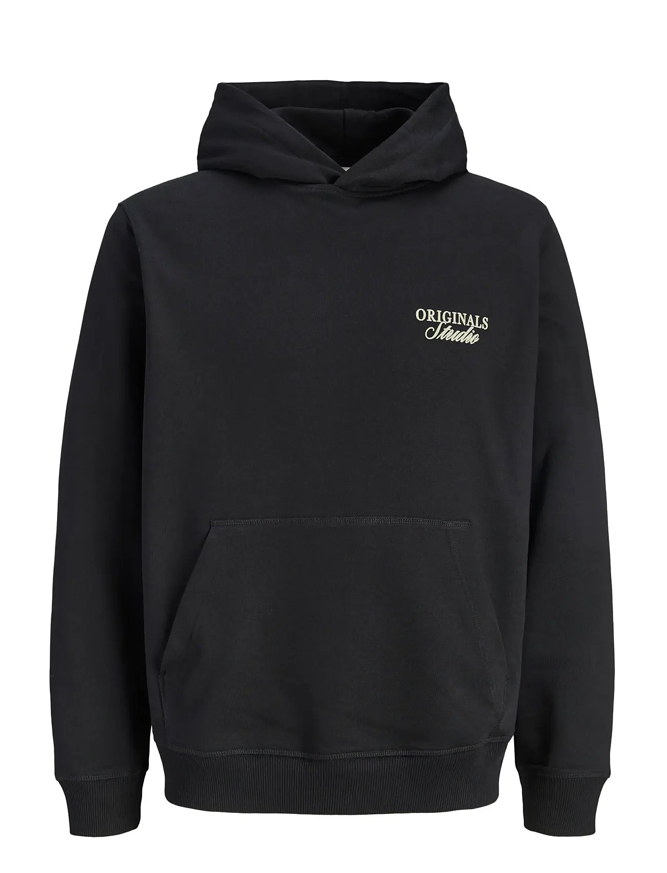 JACK & JONES Jornorrebro Typo Back Sweat Hood Sn Schwarz - XL - Herren