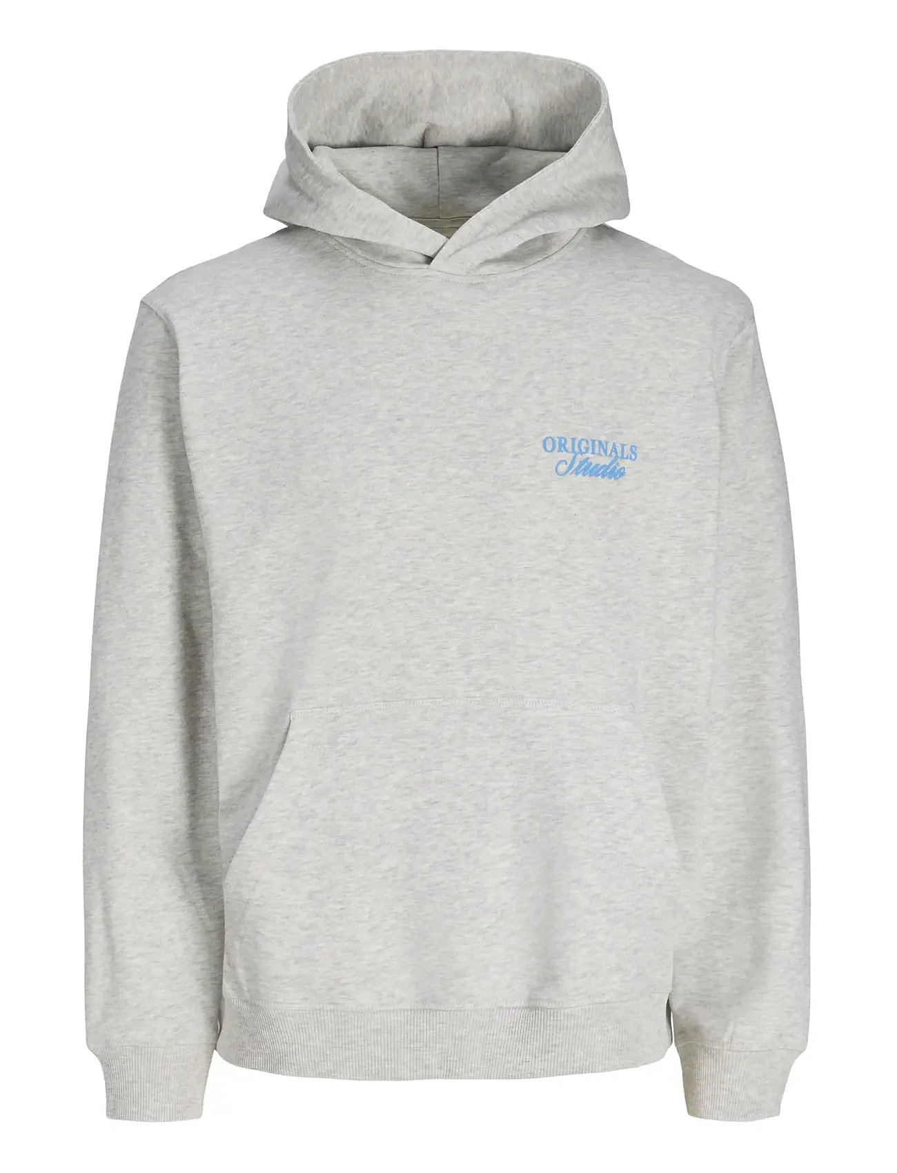 JACK & JONES Jornorrebro Typo Back Sweat Hood Sn Grau - M - Herren