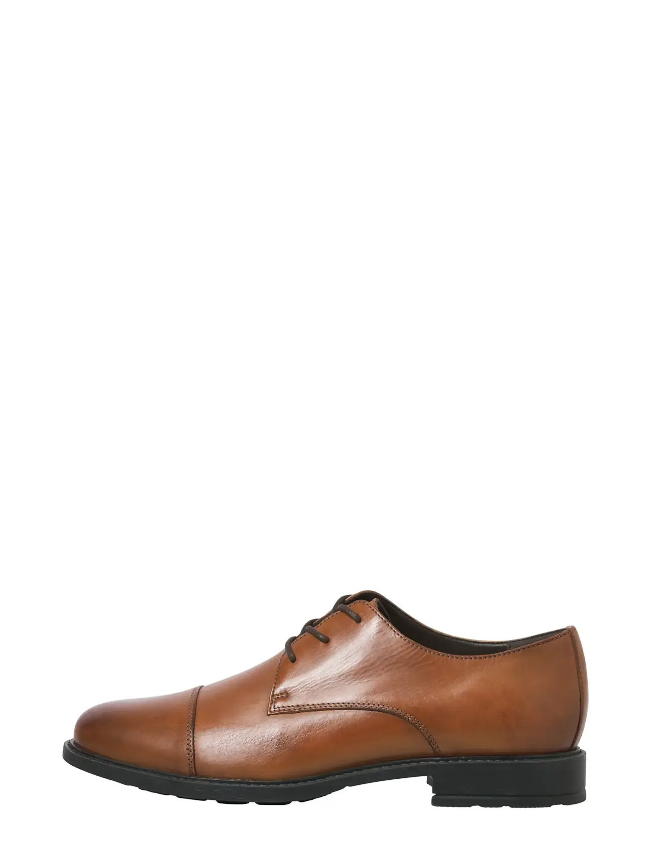 JACK & JONES Jfwoslo Leder Kleid Schuh Noos Braun - 41 - Herren