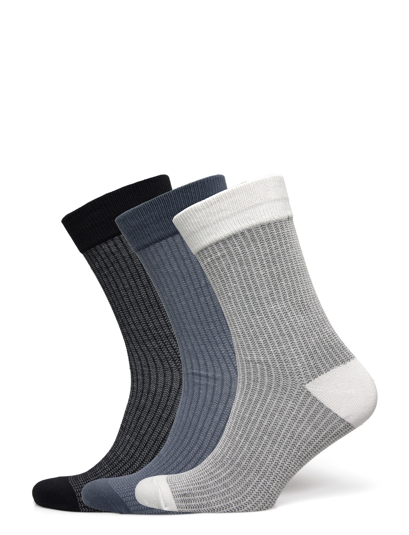 JACK & JONES Jacbryan Bird Eye Socken 3 Pack Sn Schwarz - One Size - Herren