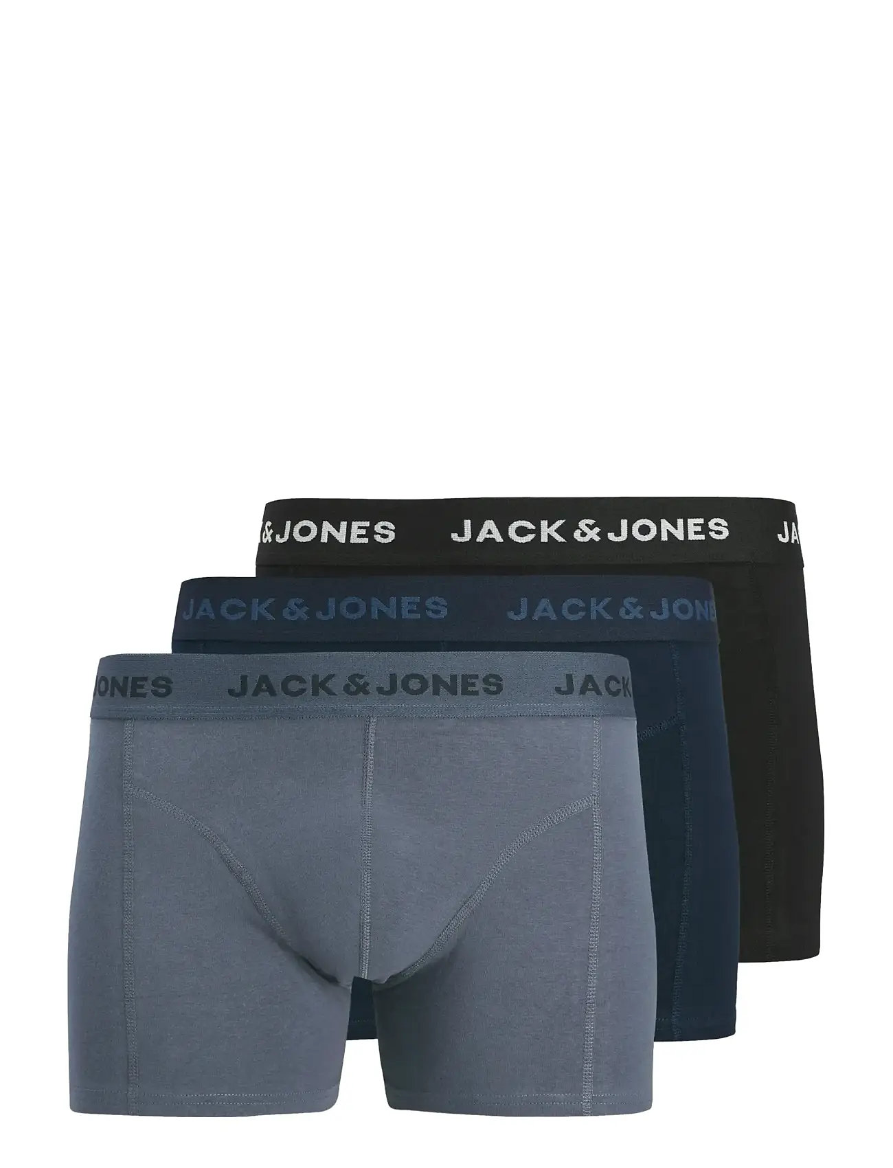JACK & JONES Jacjeremiah Solid Trunks 3 Pack Grau - XXL - Herren