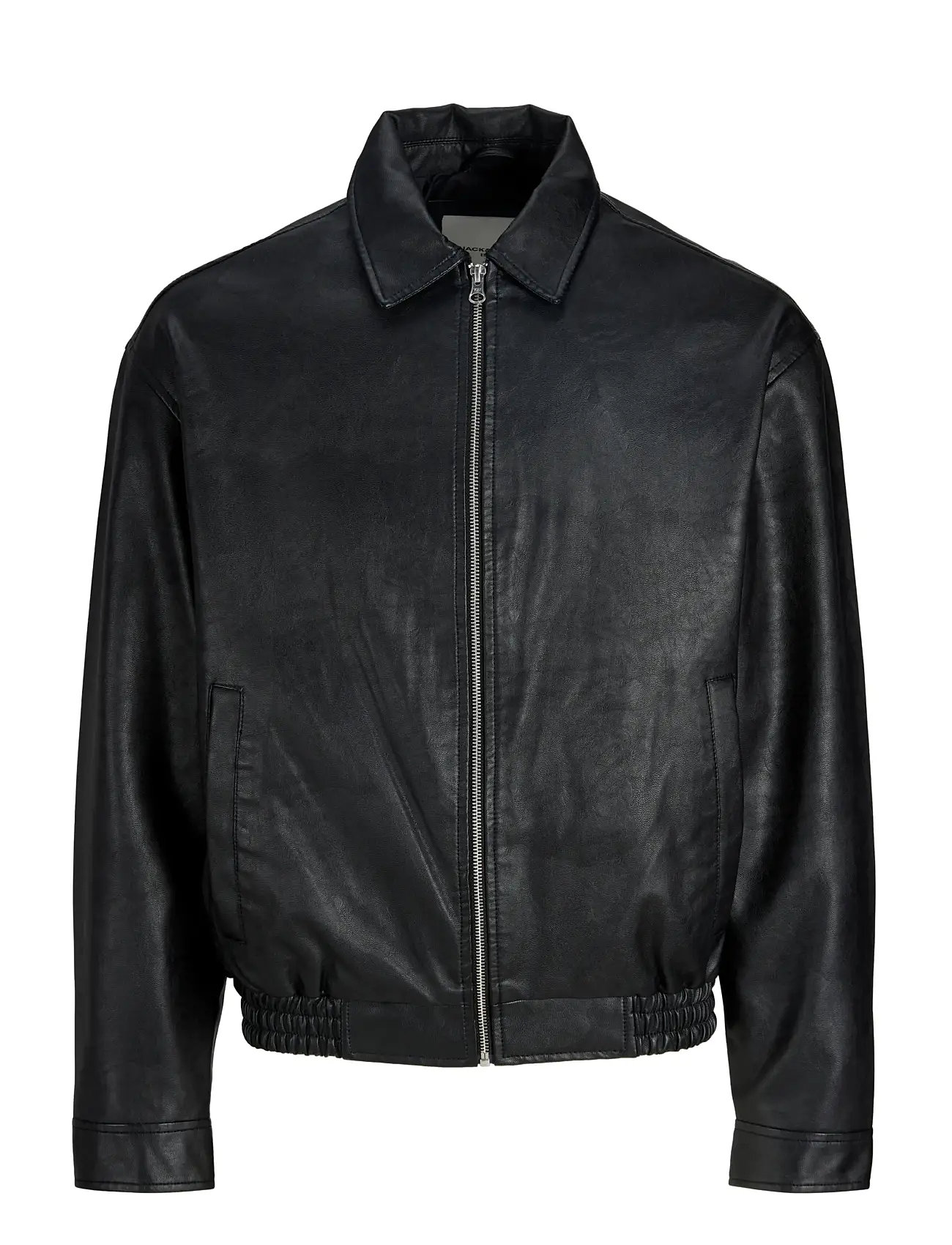 JACK & JONES Jjleon Pu Bomber Schwarz - S - Herren