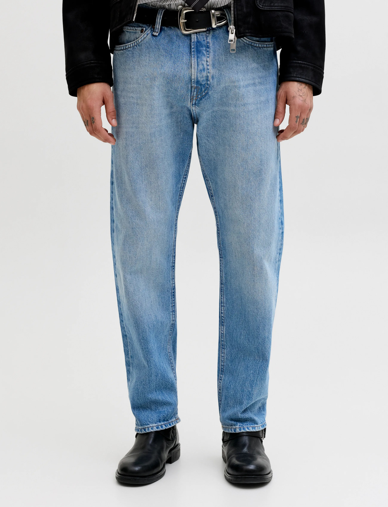 Jack & Jones Jjichris Jjcooper Jos 743 Sn, 32 x 32, Blue, Jeans > Almindelige, Herre