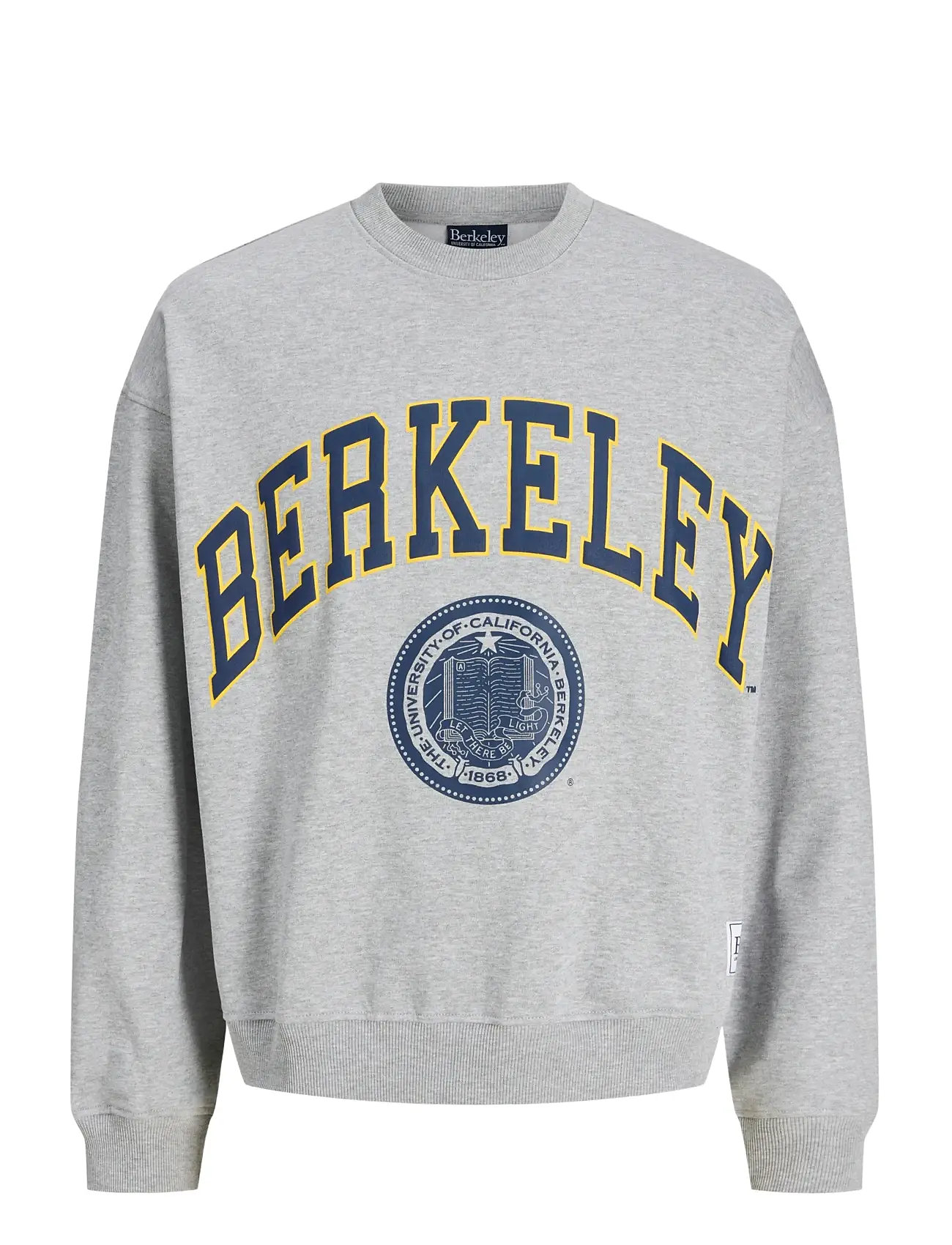 JACK & JONES Jorberkeley Sweat C.n Styd Ss25 Grau - L - Herren