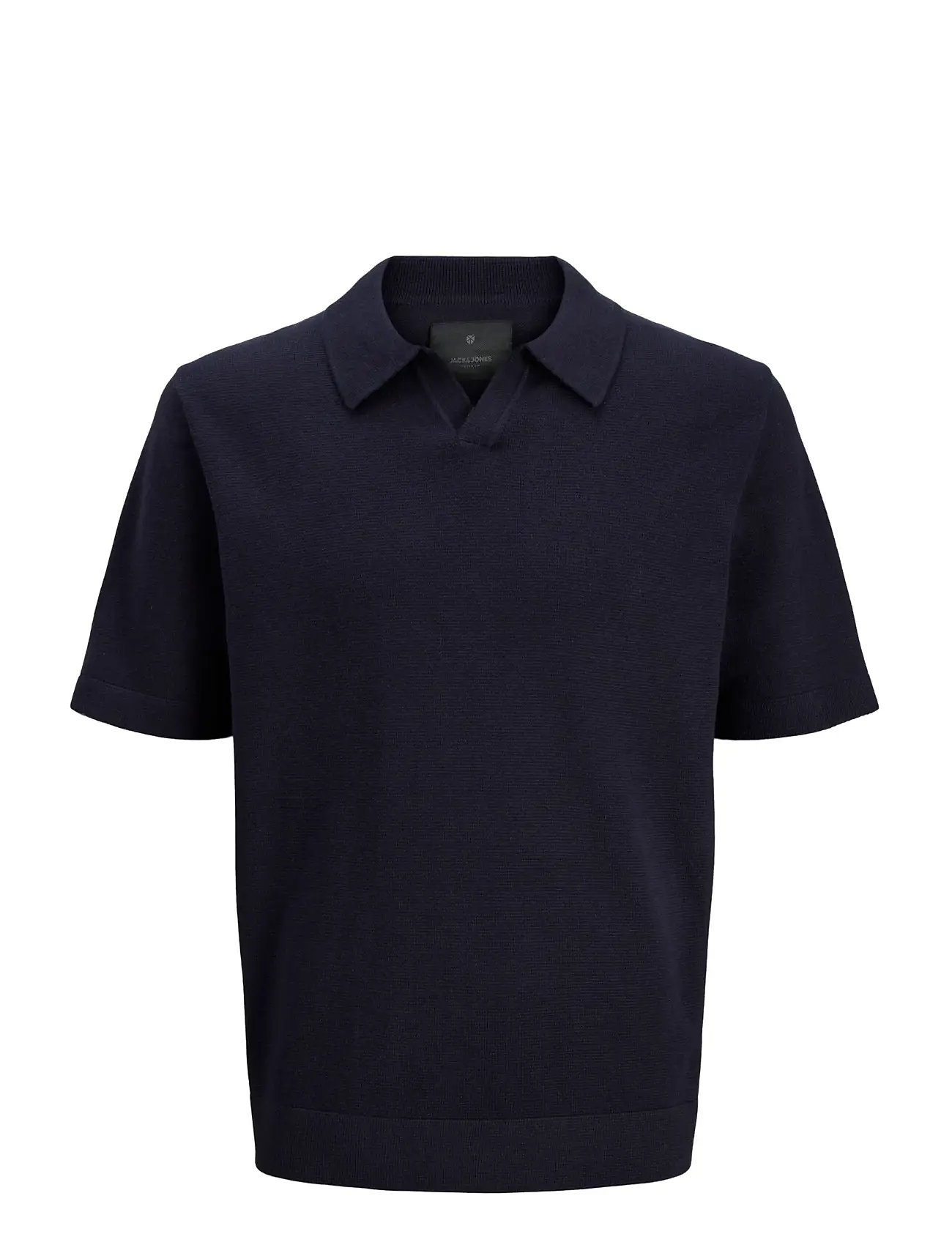 JACK & JONES Jprblamilano Spring Split Neck Ss Sn Navy - XXL - Herren
