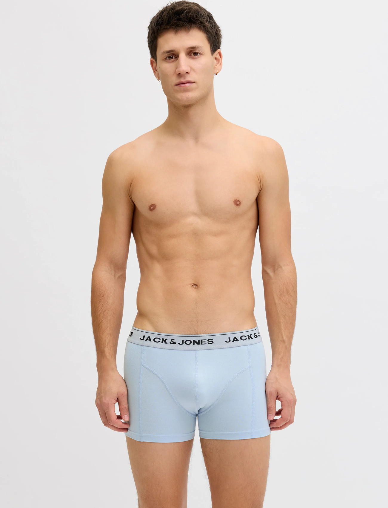 Jack & Jones Jacpalmtree Trunks 3 Pack Sn, XXL, Black, Undertøj > Boksere, Herre
