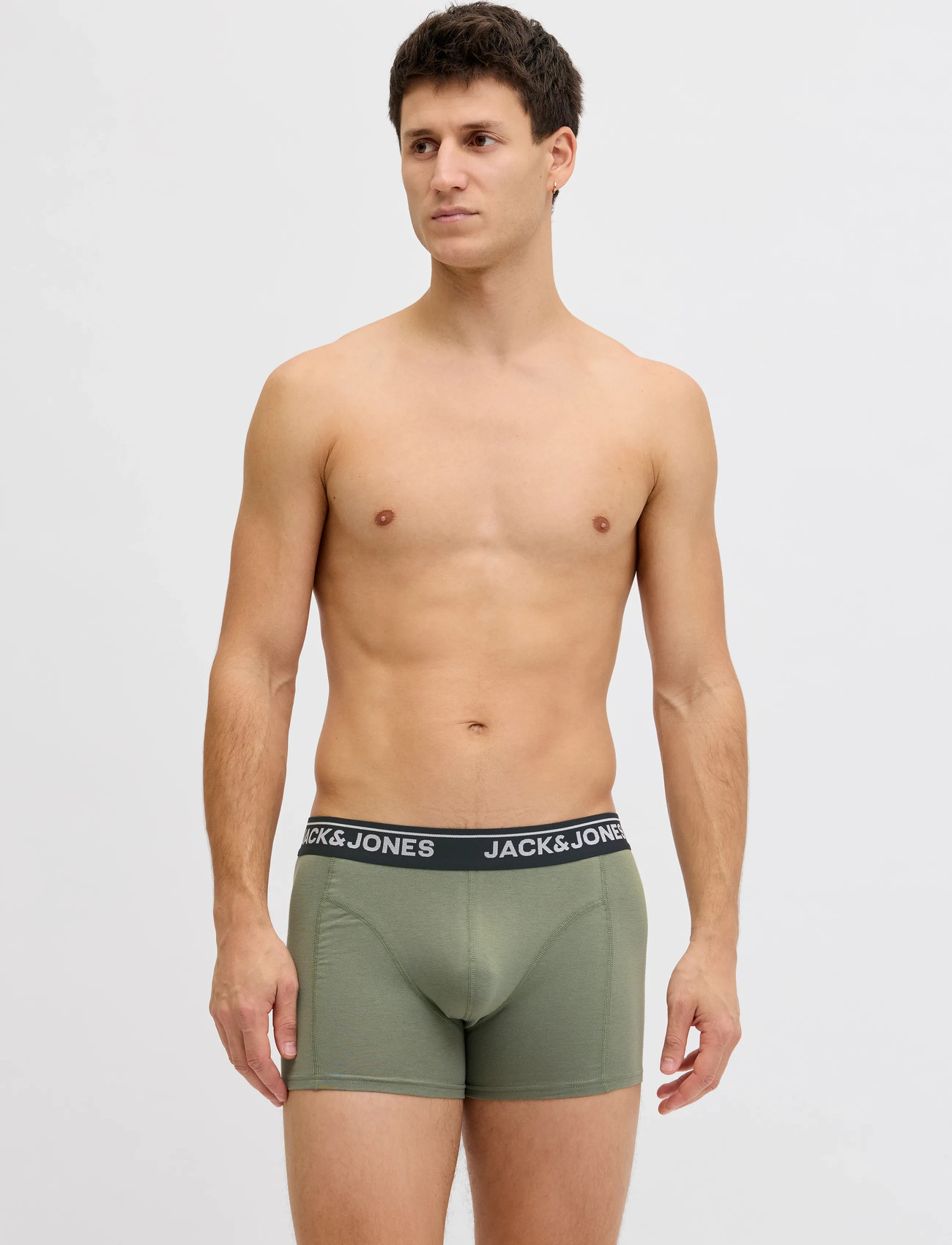 Jack & Jones Jactimothy Solid Trunks 3 Pack, XXL, Black, Undertøj > Boksere, Herre