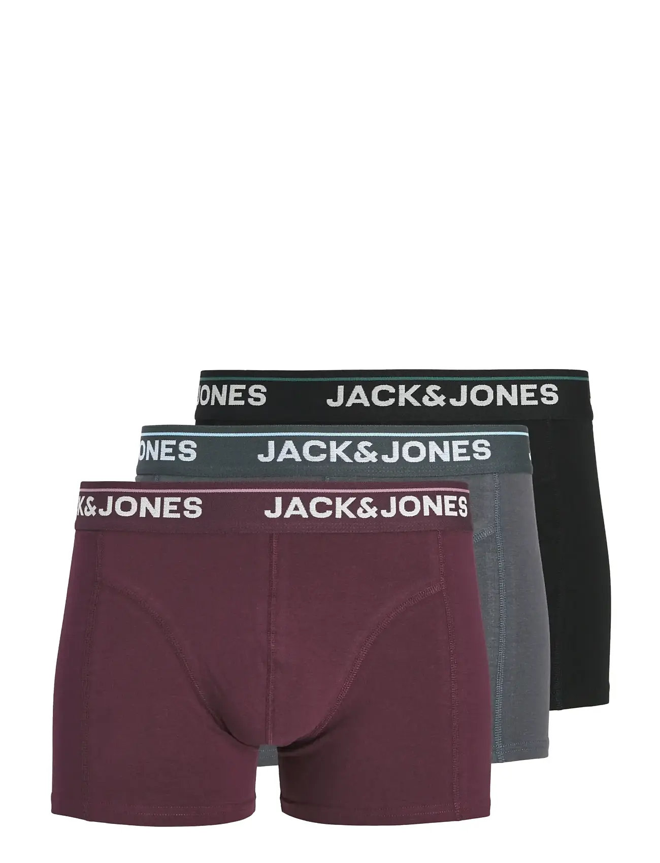 JACK & JONES Jactimothy Solid Trunks 3 Pack Patterned - L - Herren