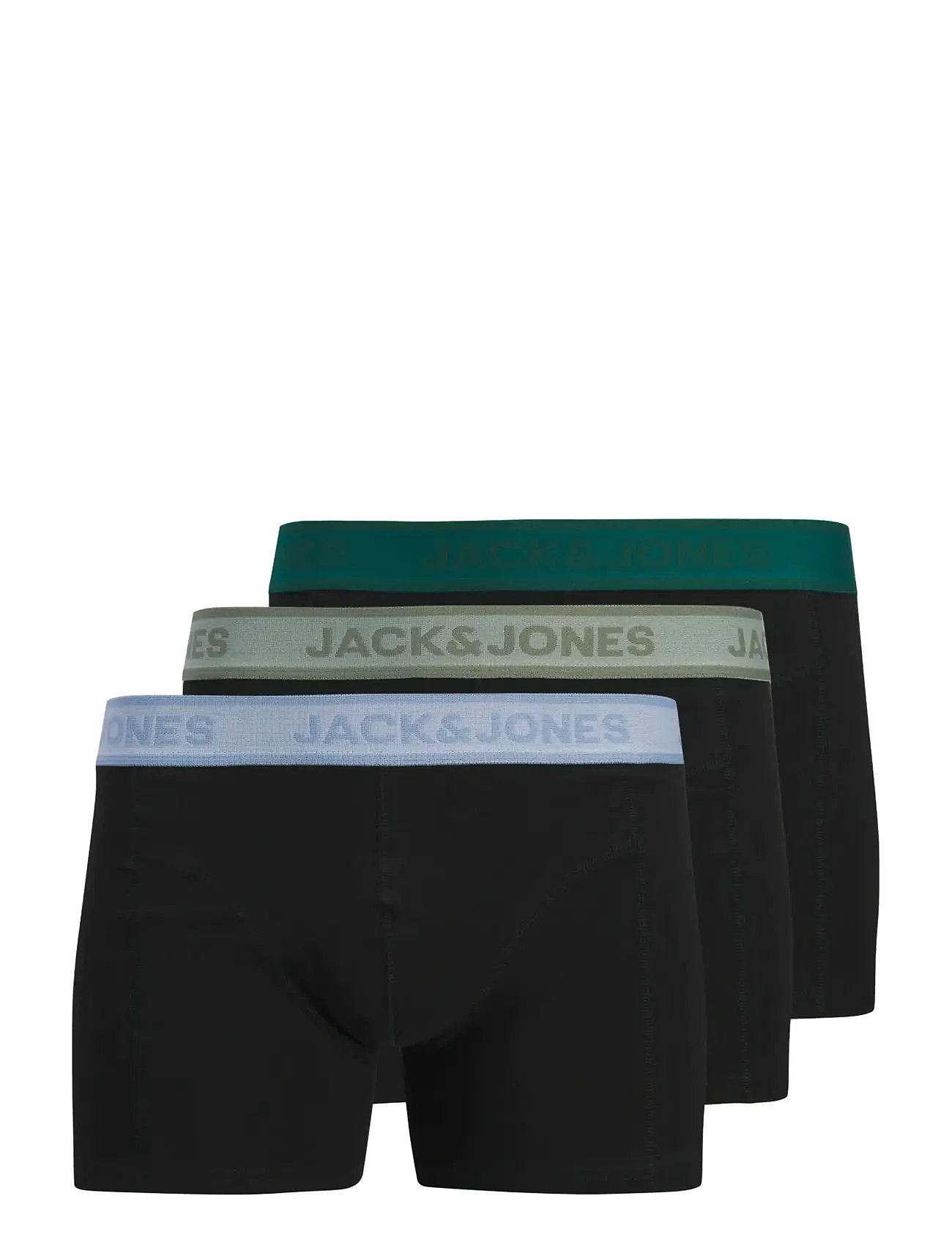 JACK & JONES Jacwesley Solid Trunks 3 Pack Schwarz - M - Herren