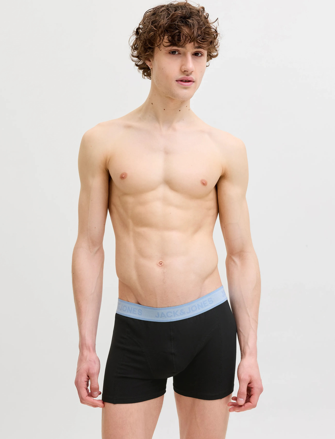 Jack & Jones Jacwesley Solid Trunks 3 Pack, S, Black, Undertøj > Boxershorts, Herre