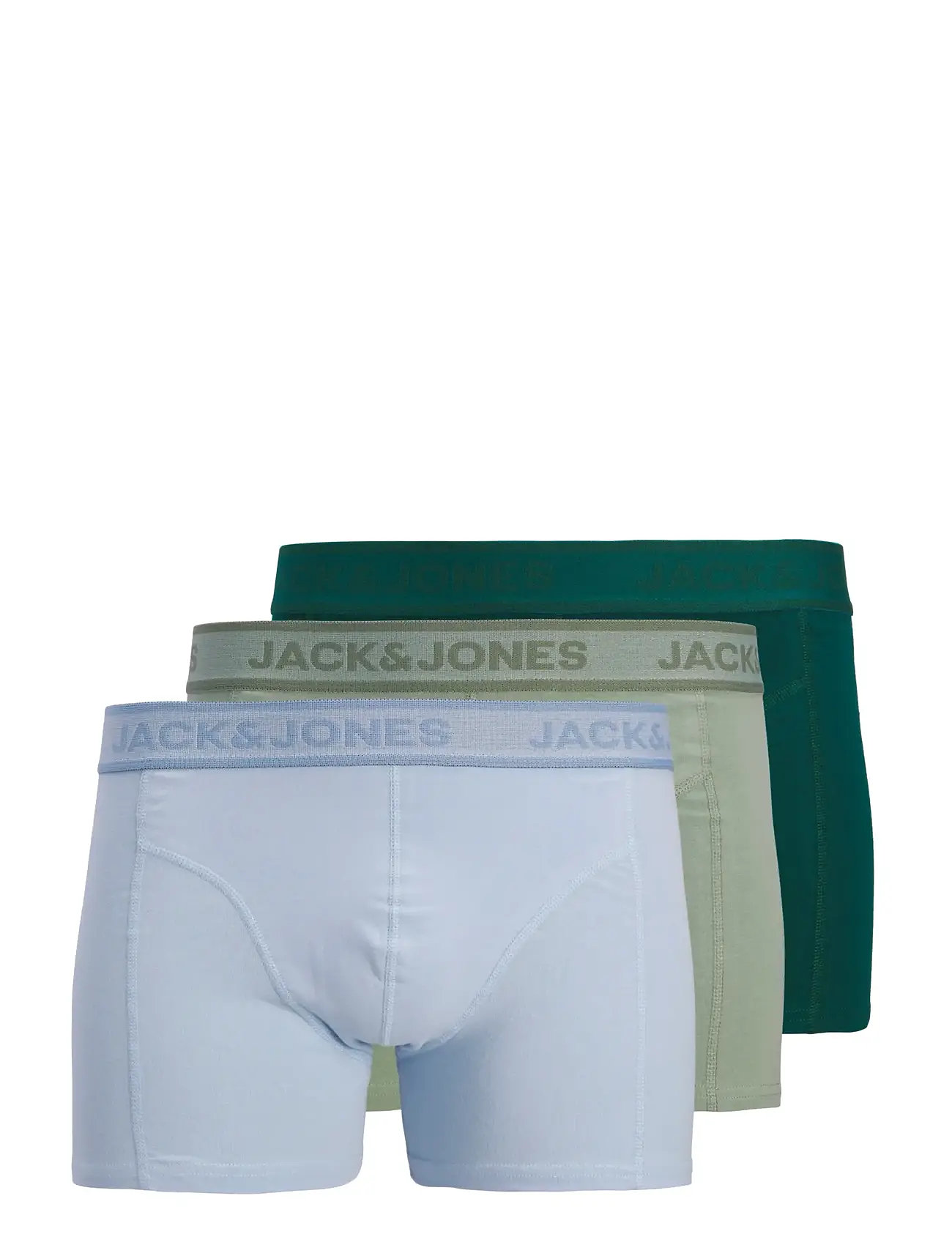 JACK & JONES Jacwesley Solid Trunks 3 Pack Blau - S - Herren