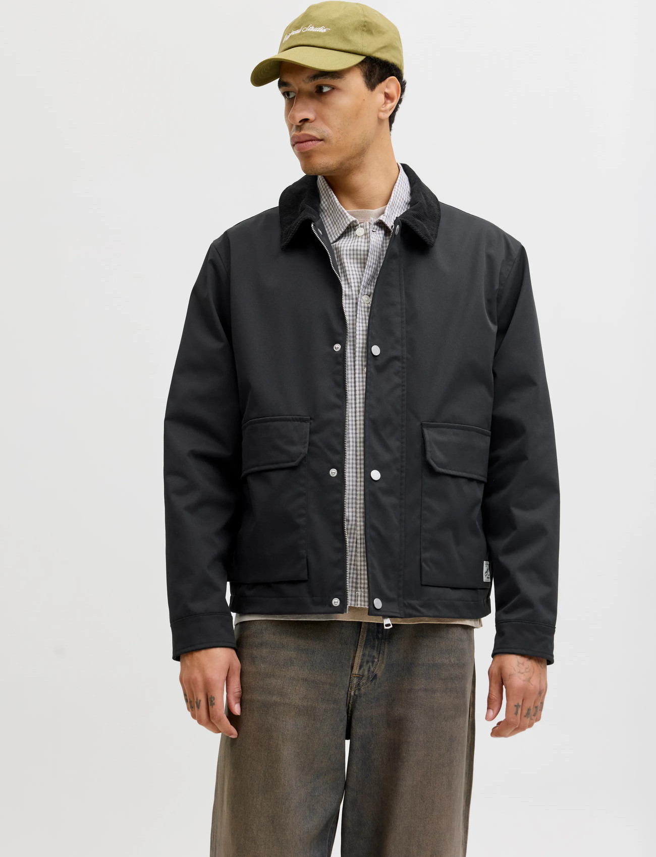 Jack & Jones Jorcatskills Barn Jacket Sn, S, Black, Jakker > Lette Jakker, Herre