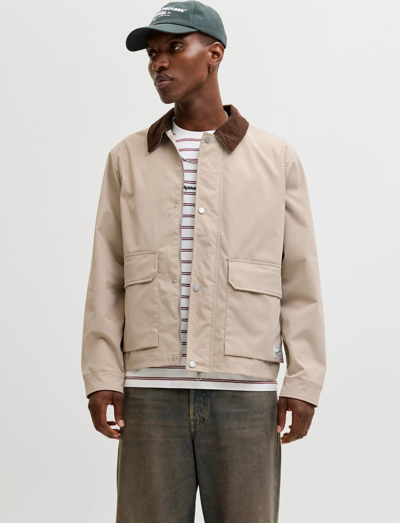 Jack & Jones Jorcatskills Barn Jacket Sn, S, Beige, Jakker > Lette Jakker, Herre