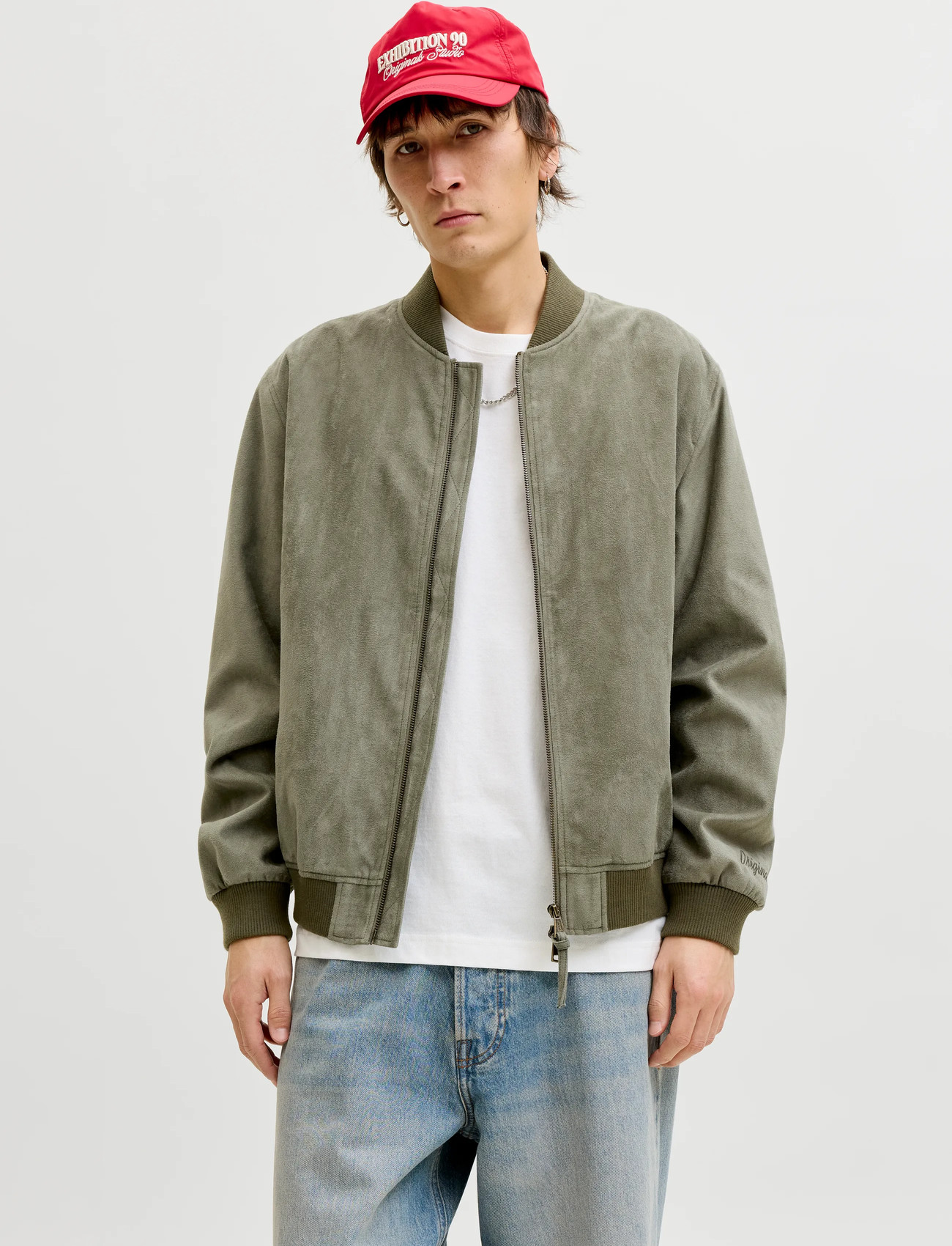 Jack & Jones Jornantucket Bomber Jacket, M, Khaki green, Jakker > Bomberjakker, Herre
