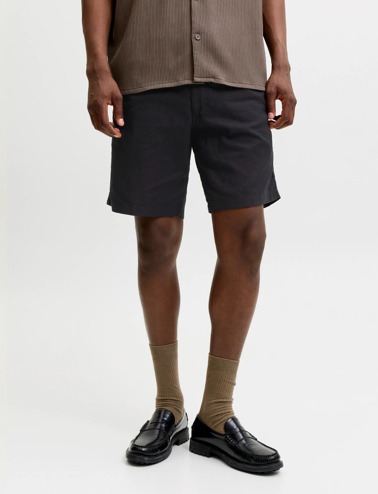 Jack & Jones Jpstjaiden Hybrid Bondi Jog Short Reg Sn, L, Black, Shorts > Afslappede Shorts, Herre