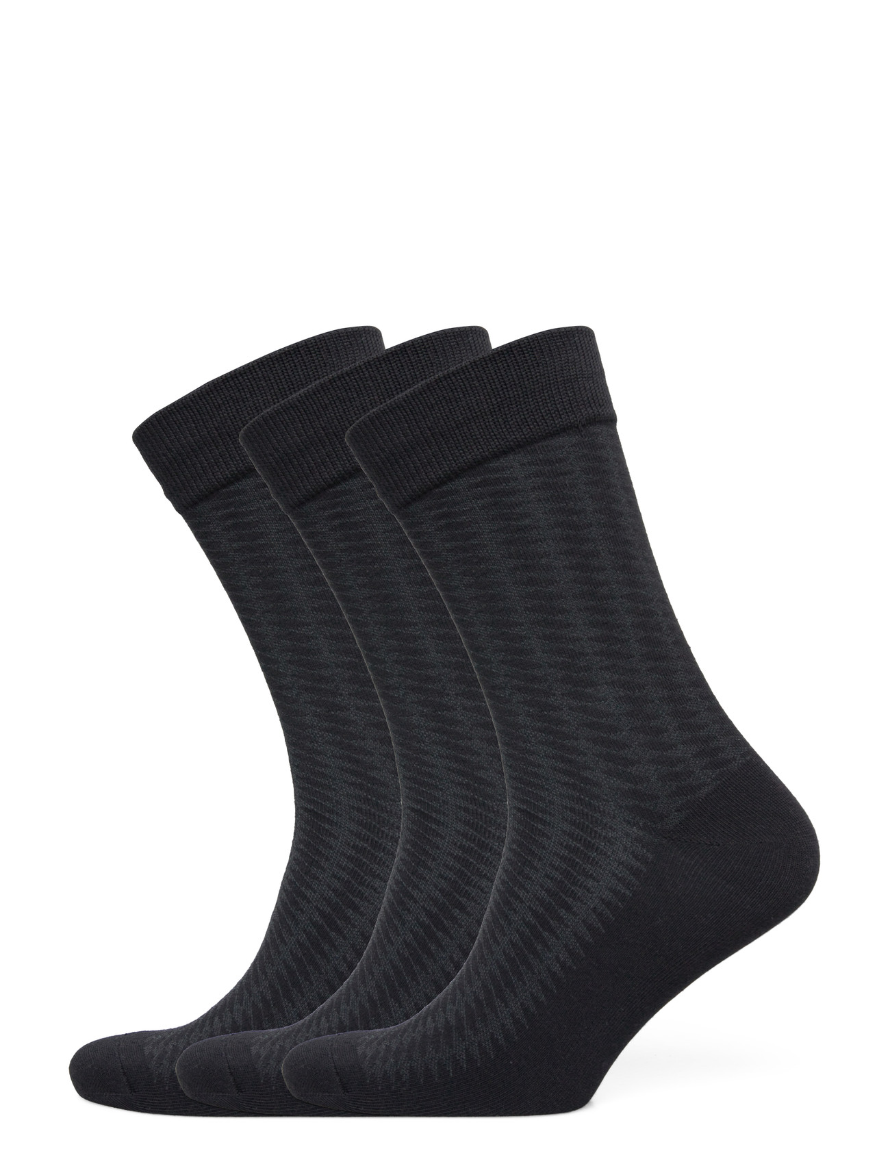 JACK & JONES Jacdiamond Structure Socken 3 Pack Sn Schwarz - One Size - Herren