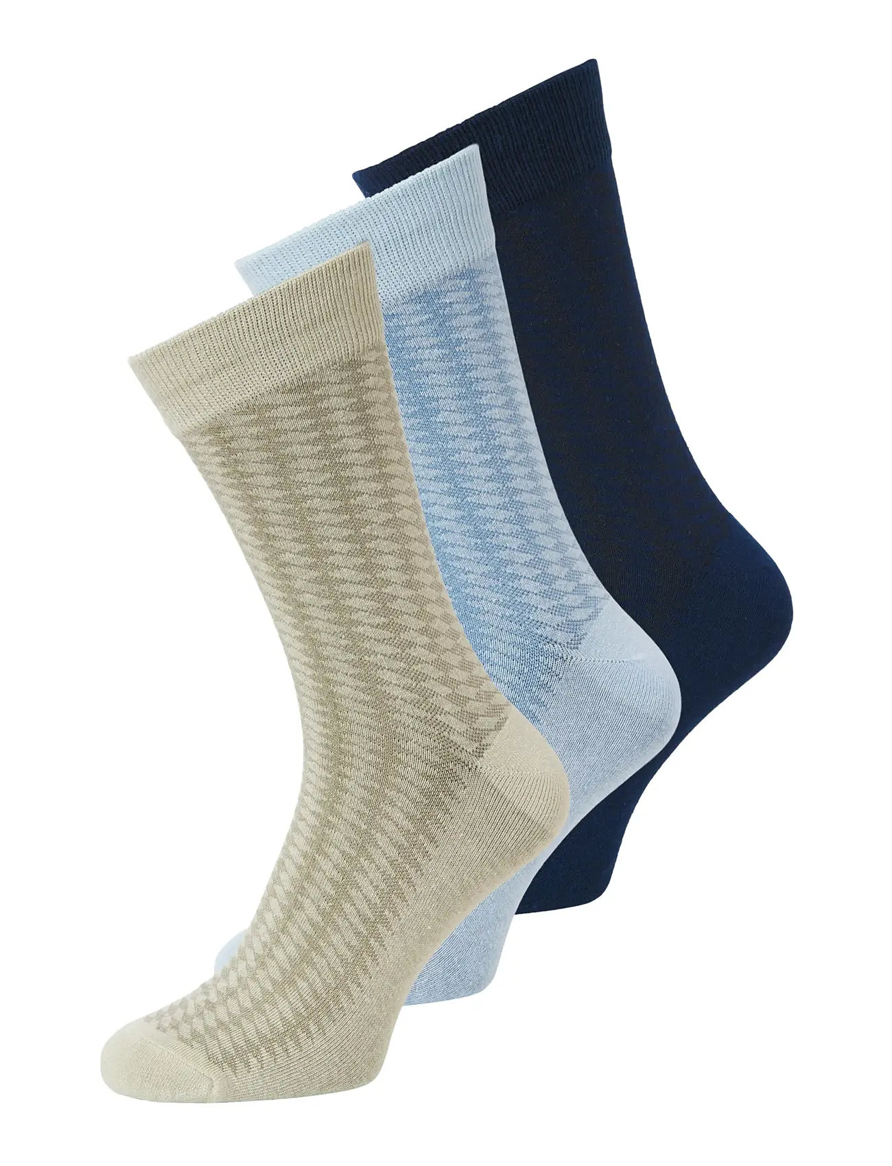 JACK & JONES Jacdiamond Structure Socken 3 Pack Sn Beige - One Size - Herren
