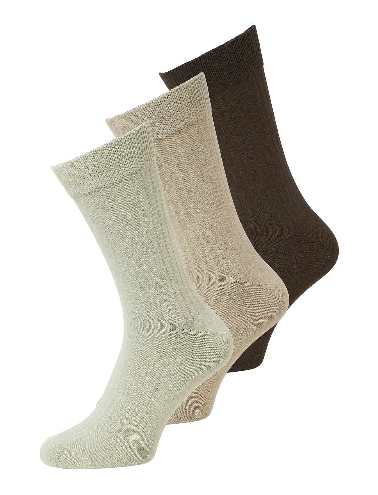 Jack & Jones Jacvini Socks 3 Pack Sn, One Size, Beige, Sokker > Almindelige Sokker, Herre