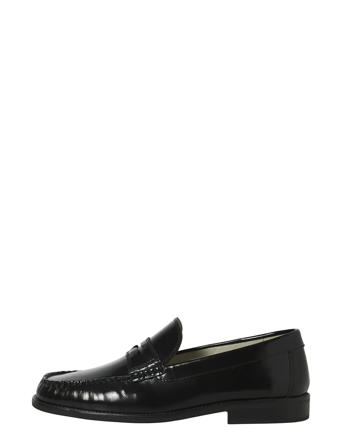 Jack & Jones Jfwpennybar Leather Loafer Sn, 45, Black, Sko > Hyttesko, Herre