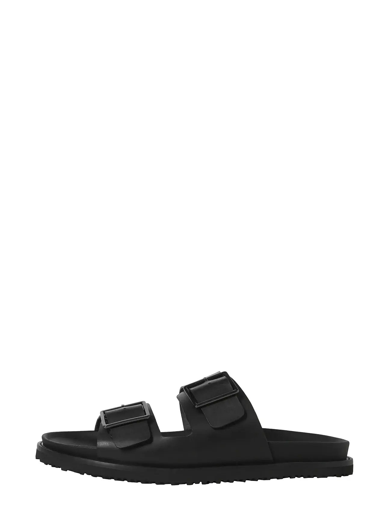 JACK & JONES Jfwvenice Leder Sandale Schwarz - 41 - Herren