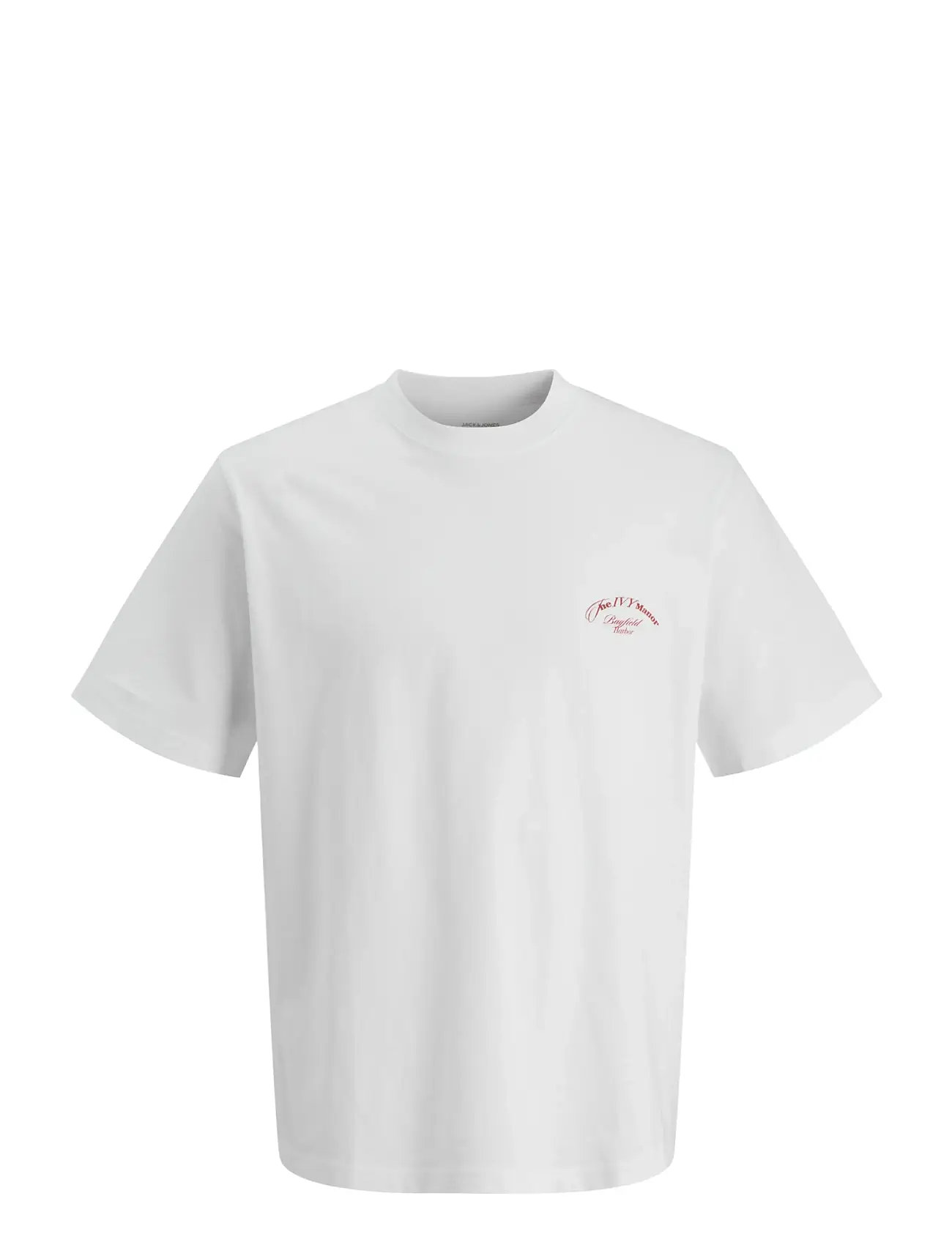 JACK & JONES Jormontauk Photo Back Tee Ss Cn Weiß - M - Herren