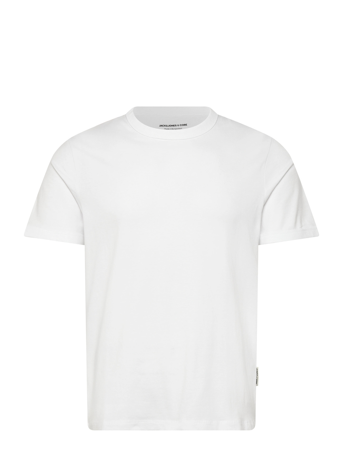 JACK & JONES Jcomineral Tonal Binded Tee Ss Crew Neck Weiß - XXL - Herren