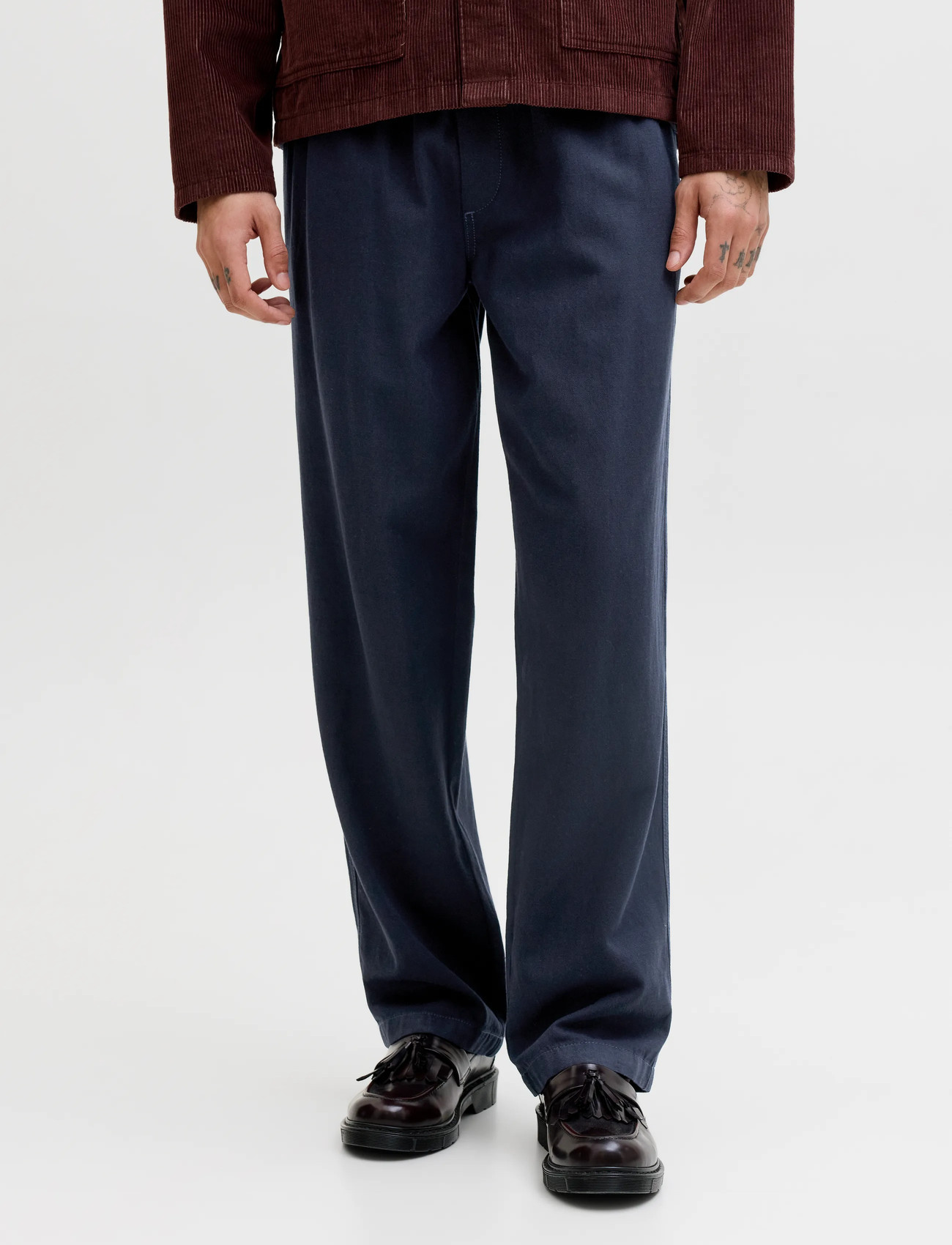 Jack & Jones Jpstkarl Ivy Jogger Sn, M, Navy, Bukser > Afslappet, Herre
