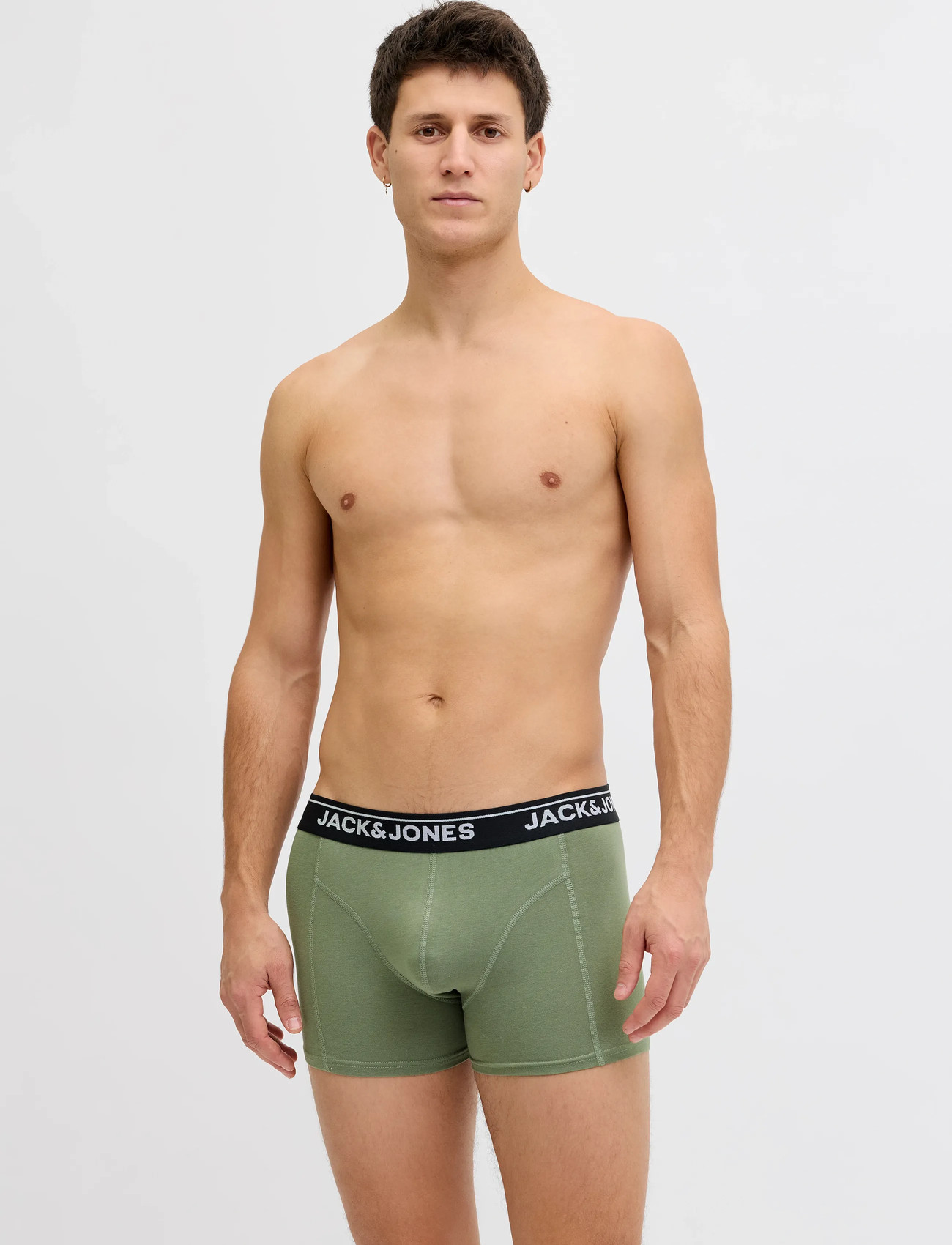 Jack & Jones Jactimothy Solid Trunks 5 Pack, XL, Black, Undertøj > Boksere, Herre