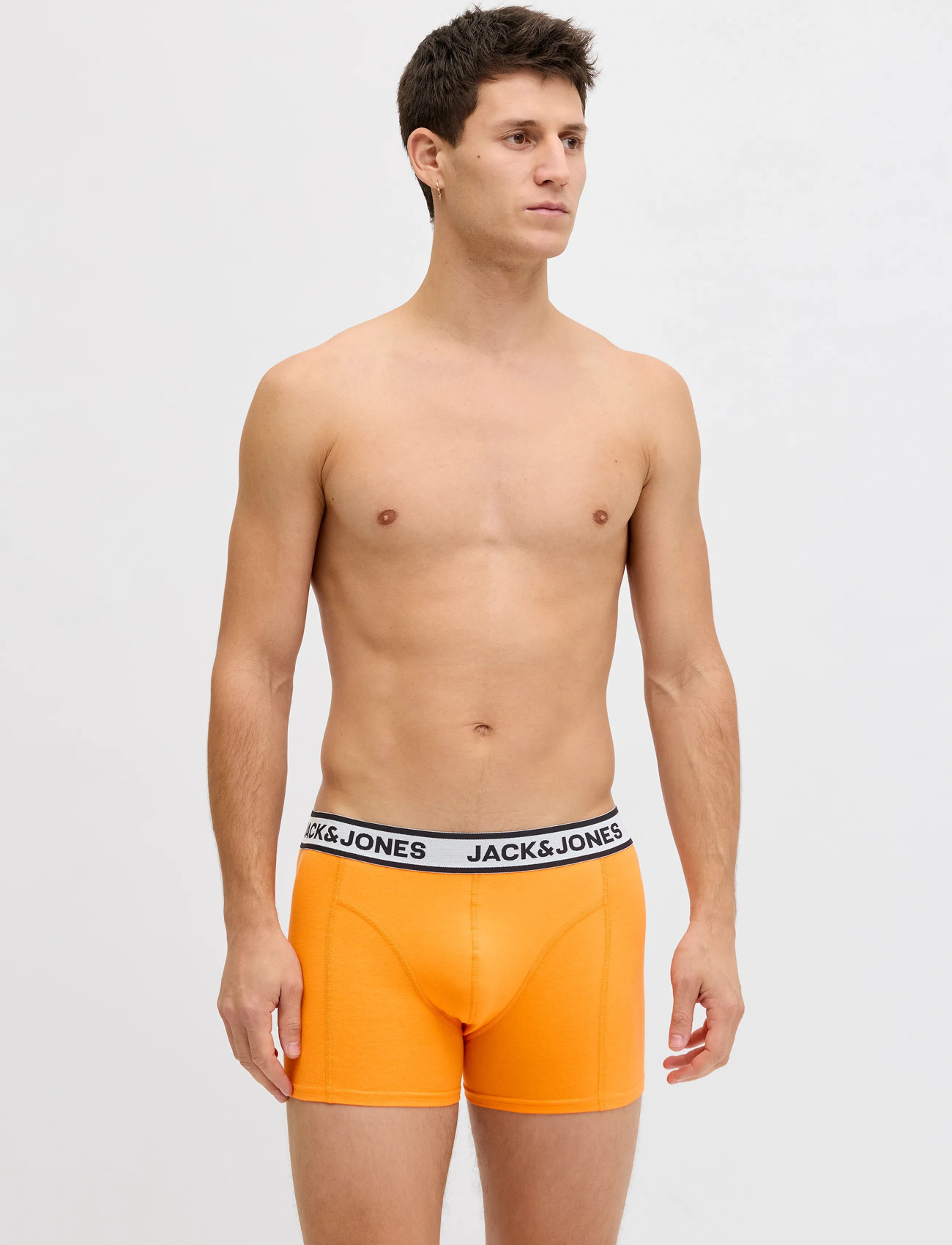 Jack & Jones Jacnolan Solid Trunks 7 Pack, XL, Orange, Undertøj > Boksere, Herre