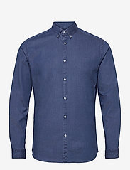 stretch denim shirt