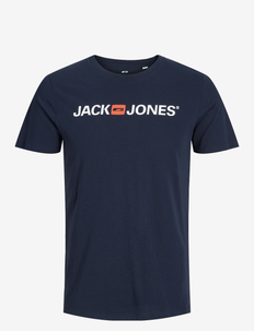 JJECORP LOGO TEE SS CREW NECK - kortærmede t-shirts - navy blazer
