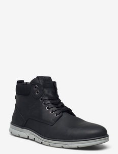 JFWTUBAR LEATHER ANTHRACITE LN - laced boots - anthracite