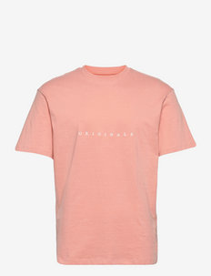 JORCOPENHAGEN TEE SS CREW NECK - basic t-shirts - coral pink