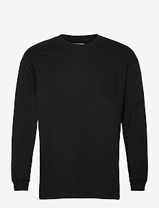 JORBRINK TEE LS CREW NECK - basic t-shirts - black